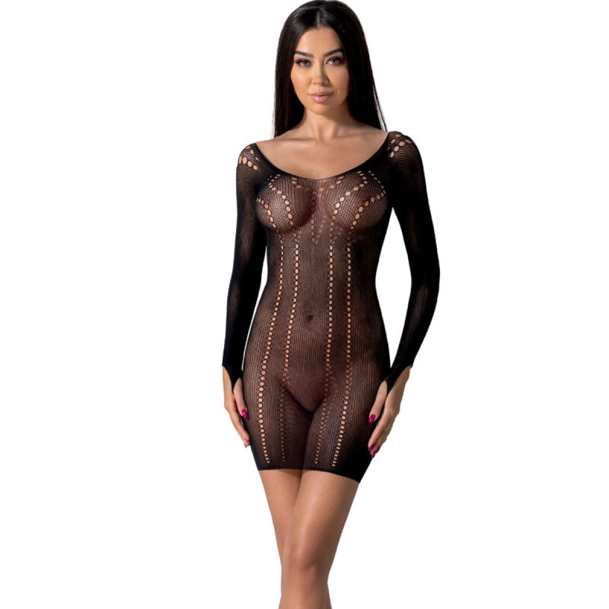 image Passion - Bs101 Bodystocking Noir Taille Unique