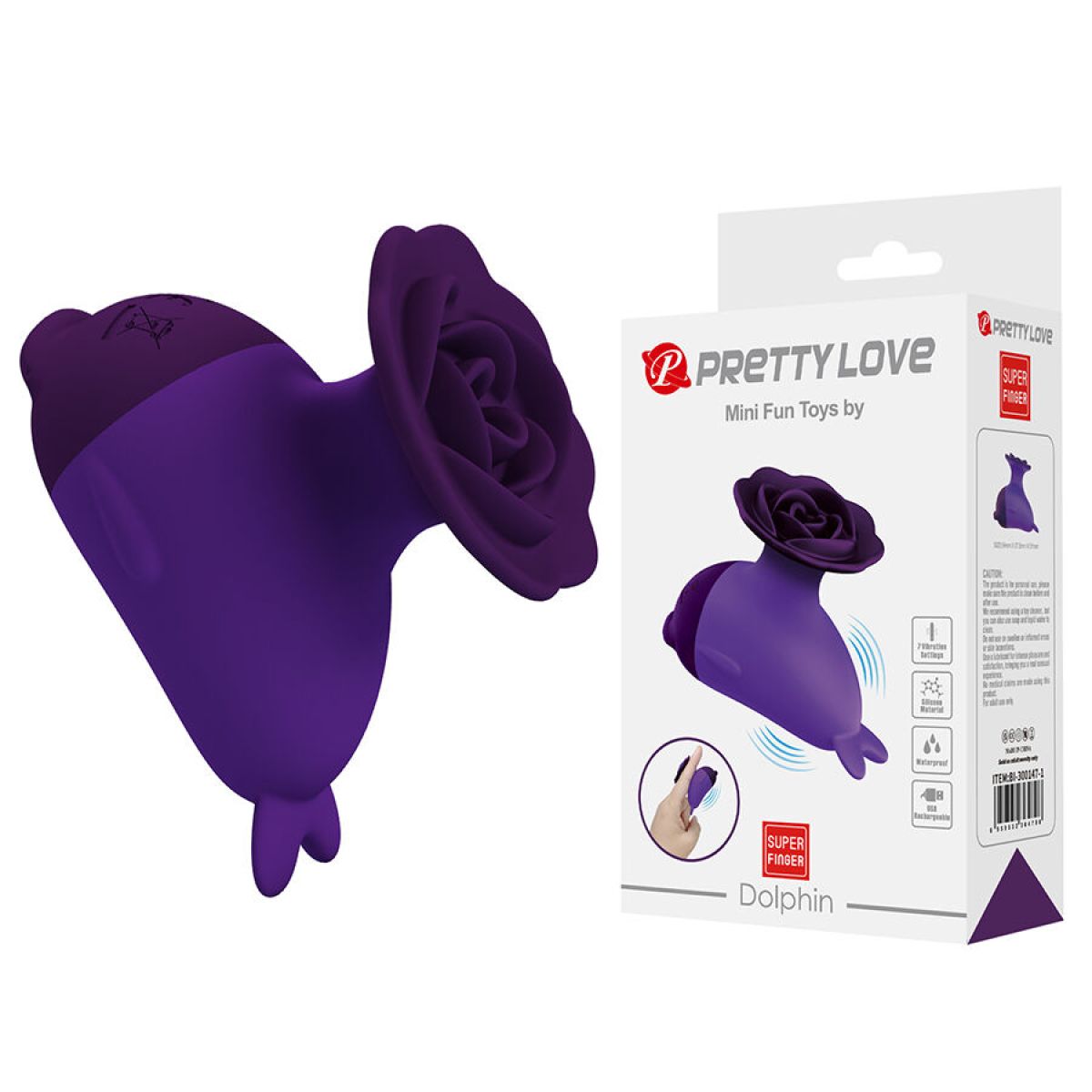 image Pretty Love - Dolphin Mini Vibrateur avec Clip