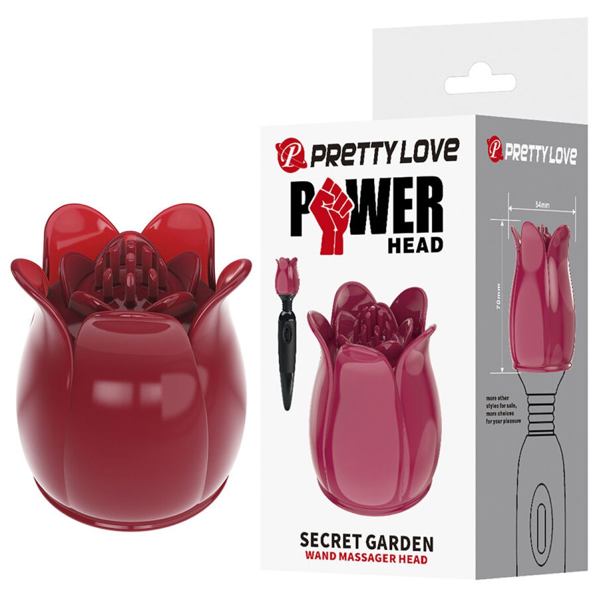 image Pretty Love - Tête de Massage Rose