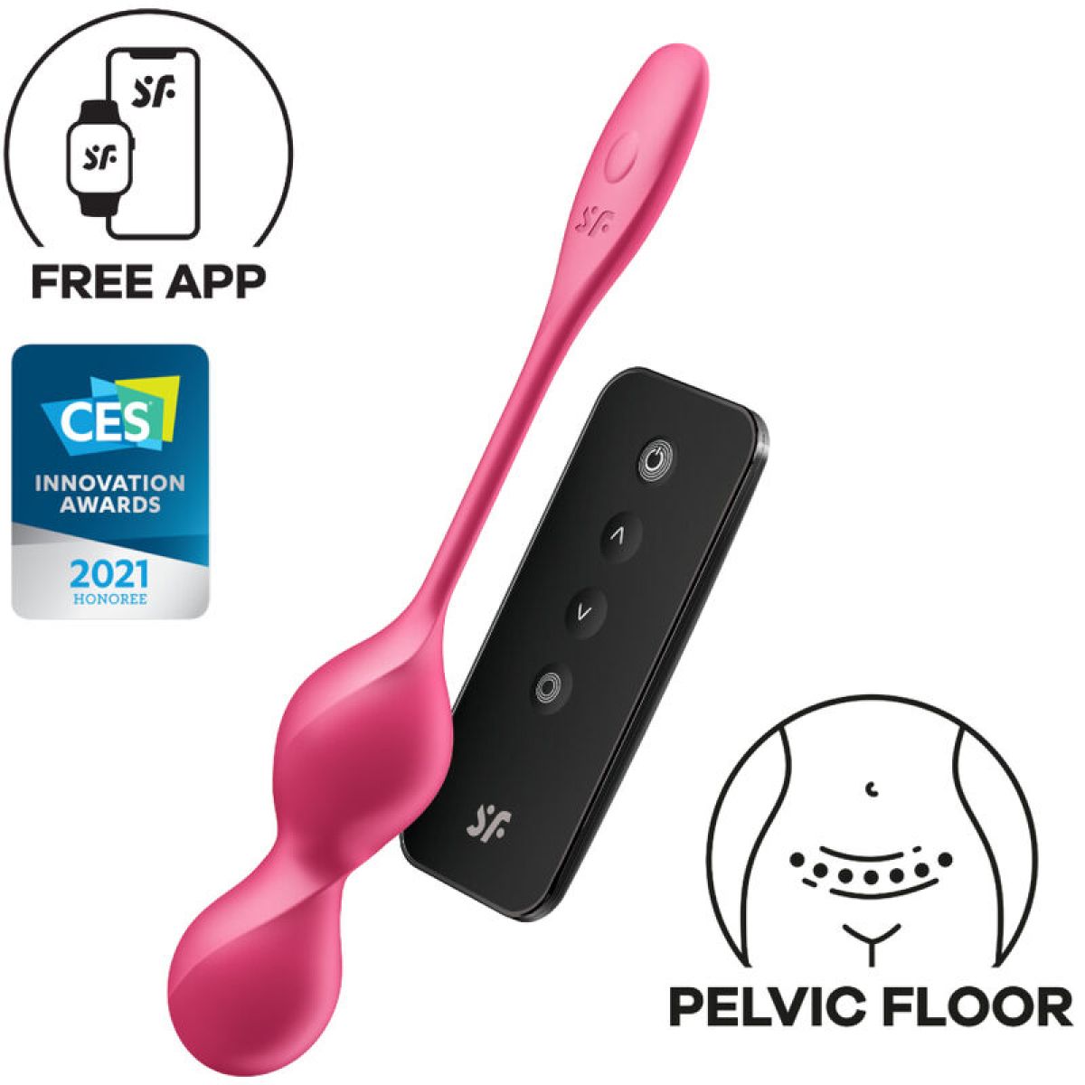 image Satisfyer - Love Birds 2 Balles Vibrantes de Kegel + Application Gratuite