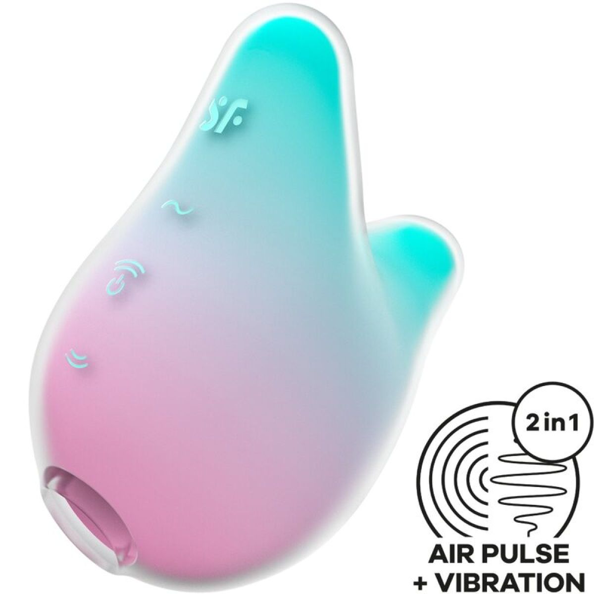 image Satisfyer - Mermaid Vibes Stimulateur & Vibrateur Menthe et Rose