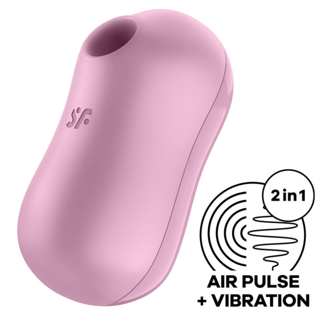 image Satisfyer - Stimulateur et Vibrateur D'impulsions D'air de Barbe à Coton Lilas