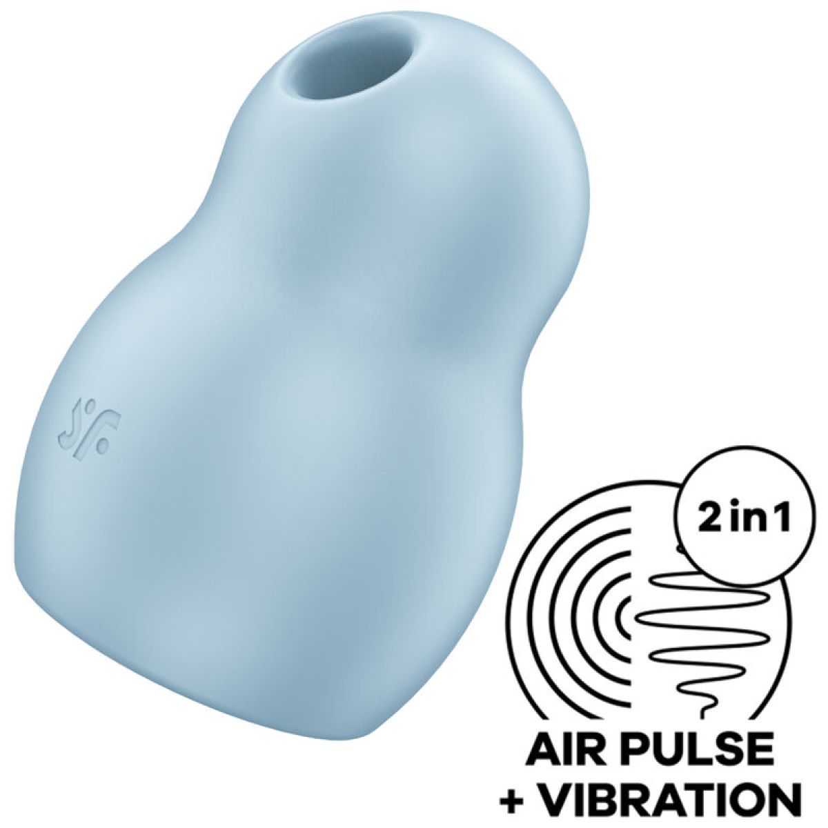 image Satisfyer - Stimulateur et Vibrateur Double Air Pulse Pro To Go 1 Bleu
