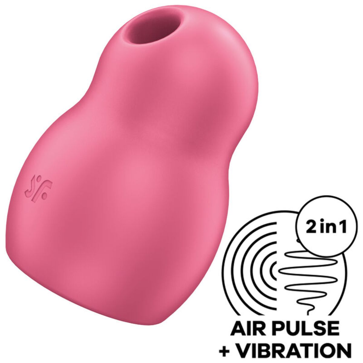 image Satisfyer - Stimulateur et Vibrateur Double Air Pulse Pro To Go 1 Rouge