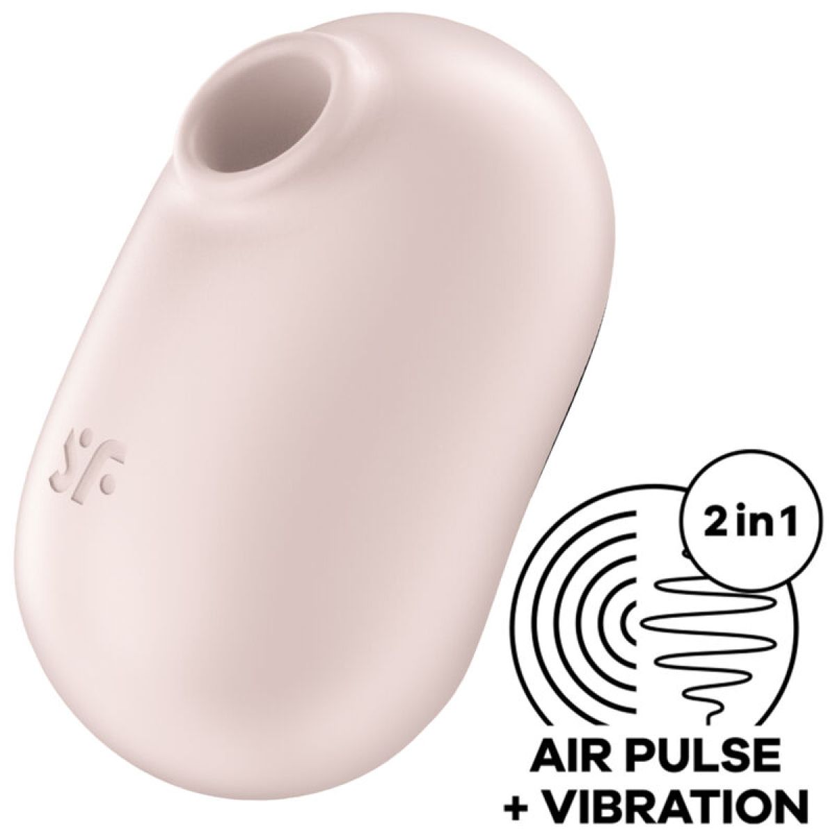image Satisfyer - Stimulateur et Vibrateur Double Air Pulse Pro To Go 2 Beige