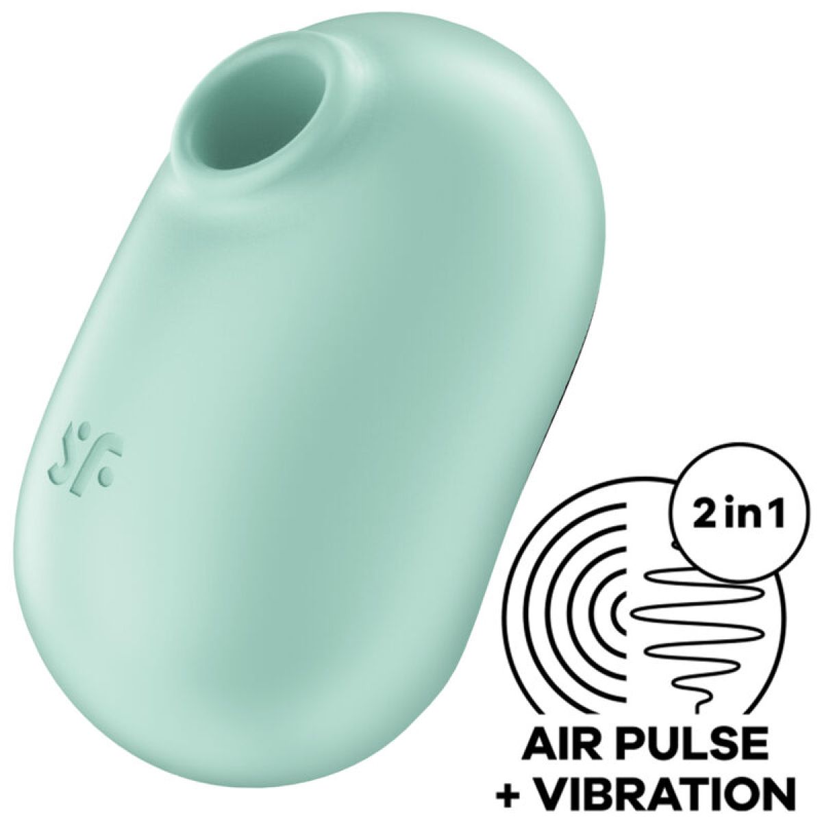 image Satisfyer - Stimulateur et Vibrateur Double Air Pulse Pro To Go 2 Vert