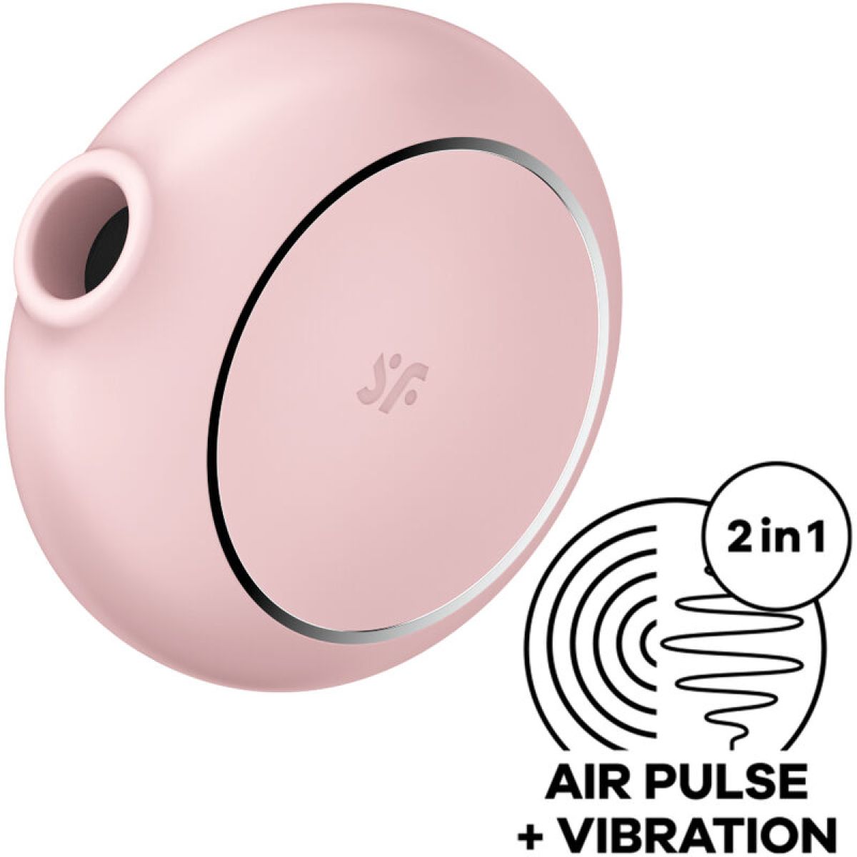 image Satisfyer - Stimulateur et Vibrateur Double Air Pulse Pro To Go 3 Rose