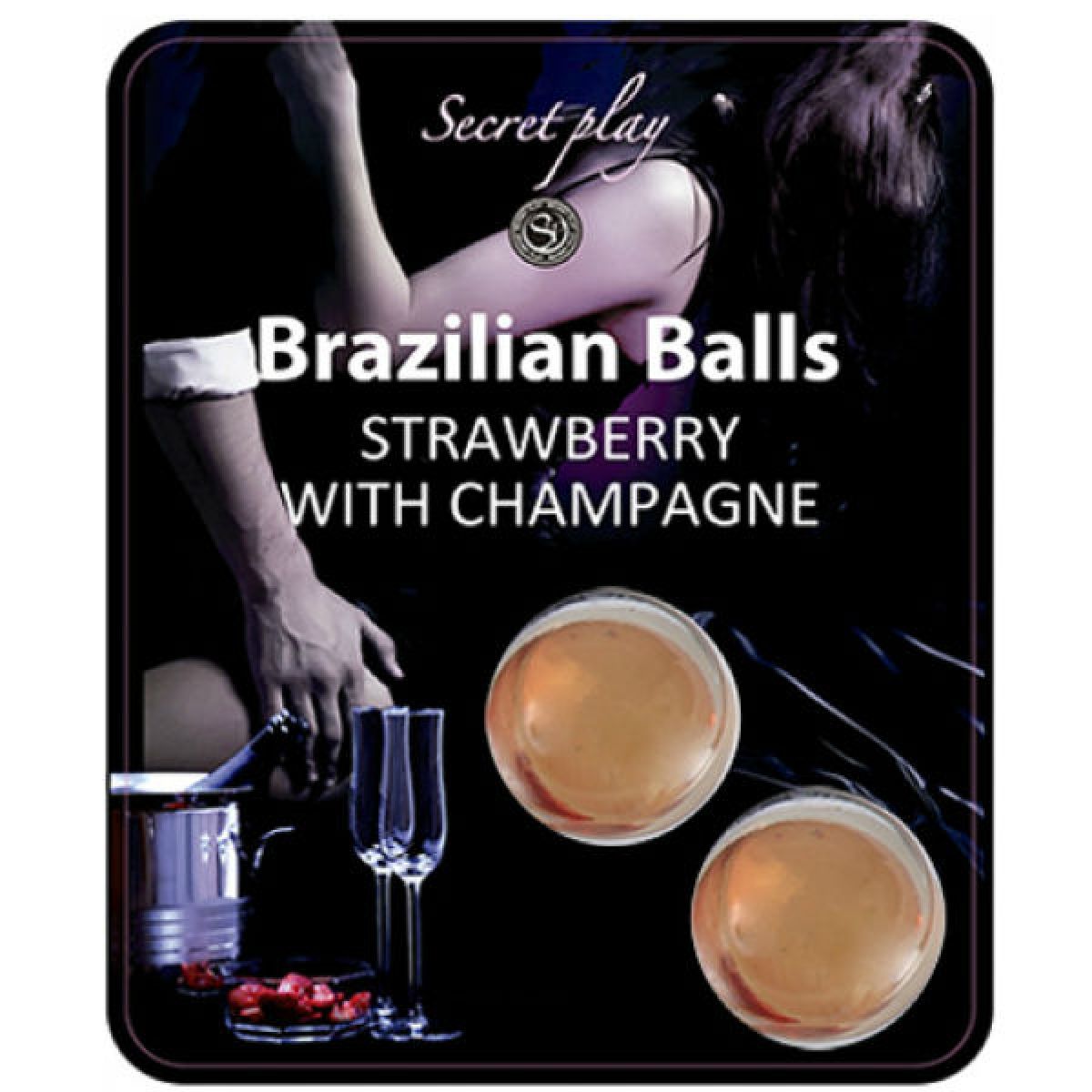 image Secretplay - Ensemble de Boules Brésiliennes  Fraise et Champagne