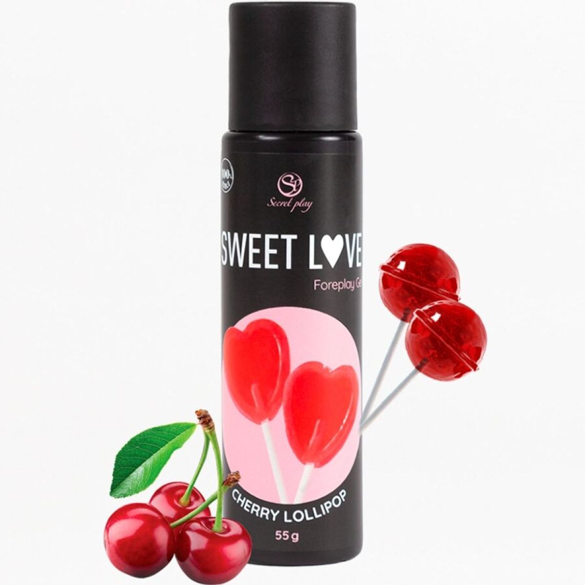 image Secretplay - Gel Sucette Cerise Amour Doux 60 Ml