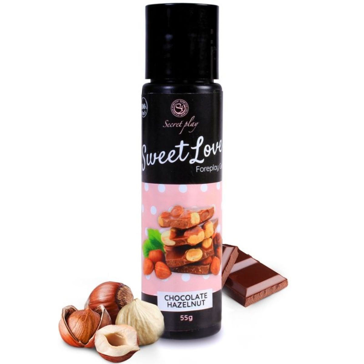 image Secretplay - Gel Sweet Love Chocolat a la Noisette 60 Ml