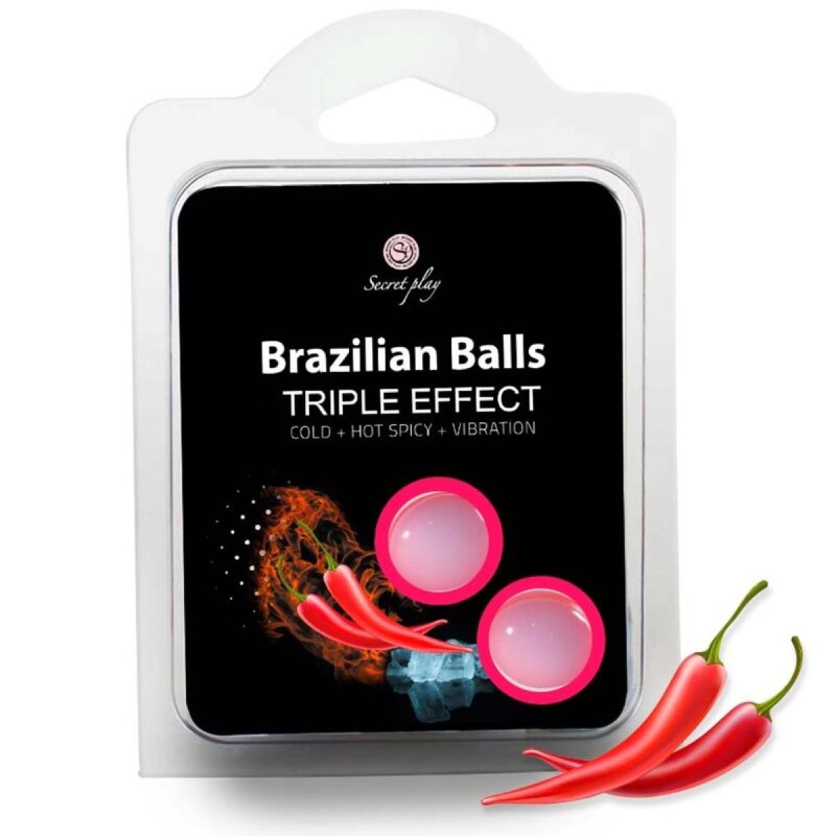 image Secretplay - Set 2 Balles Brésiliennes Triple Effet