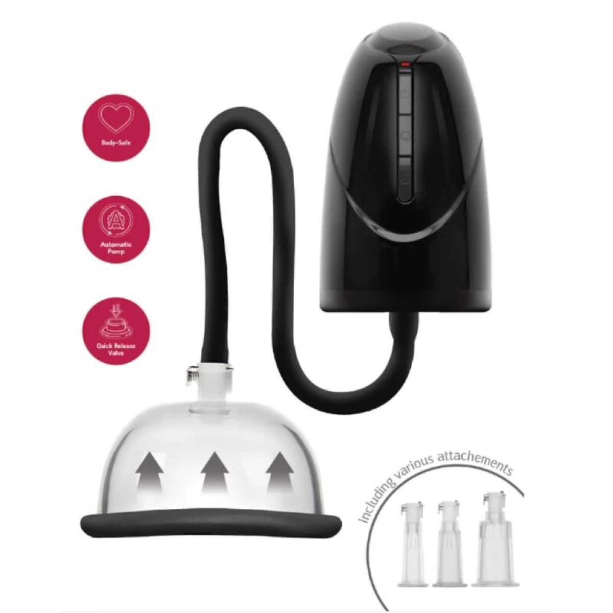 image Pompe à Vide Automatique pour Vagin et Clitoris Noir