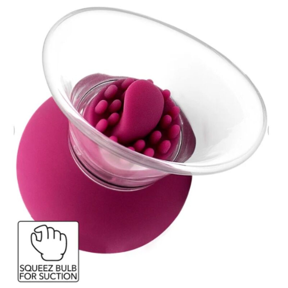 image Pompe Vibrante et Rotative pour les Tétons et le Clitoris