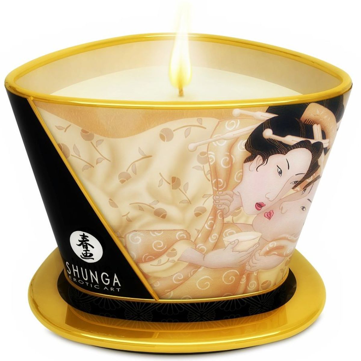 image Shunga - Bougie de Massage Mini Caress By Candelight Vanille 170 Ml