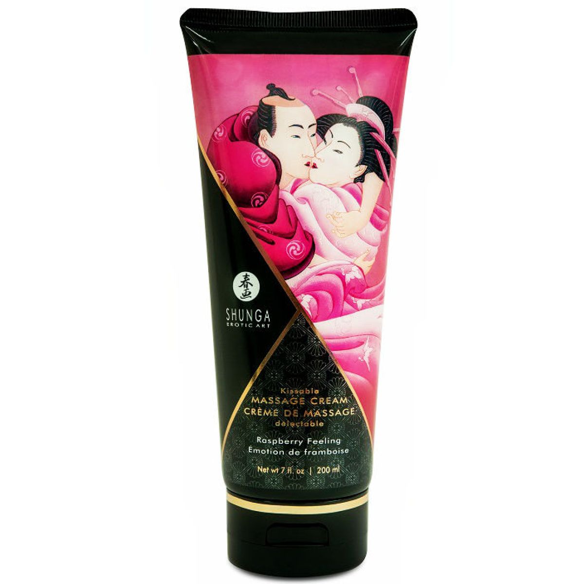 image Shunga - Crème de Massage Framboise 200 Ml