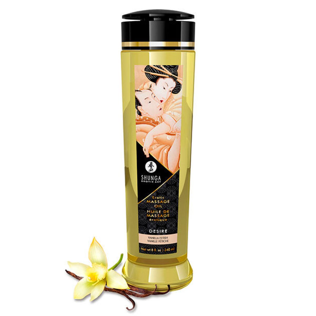 image Shunga - Huile de Massage Érotique Désir 240 Ml