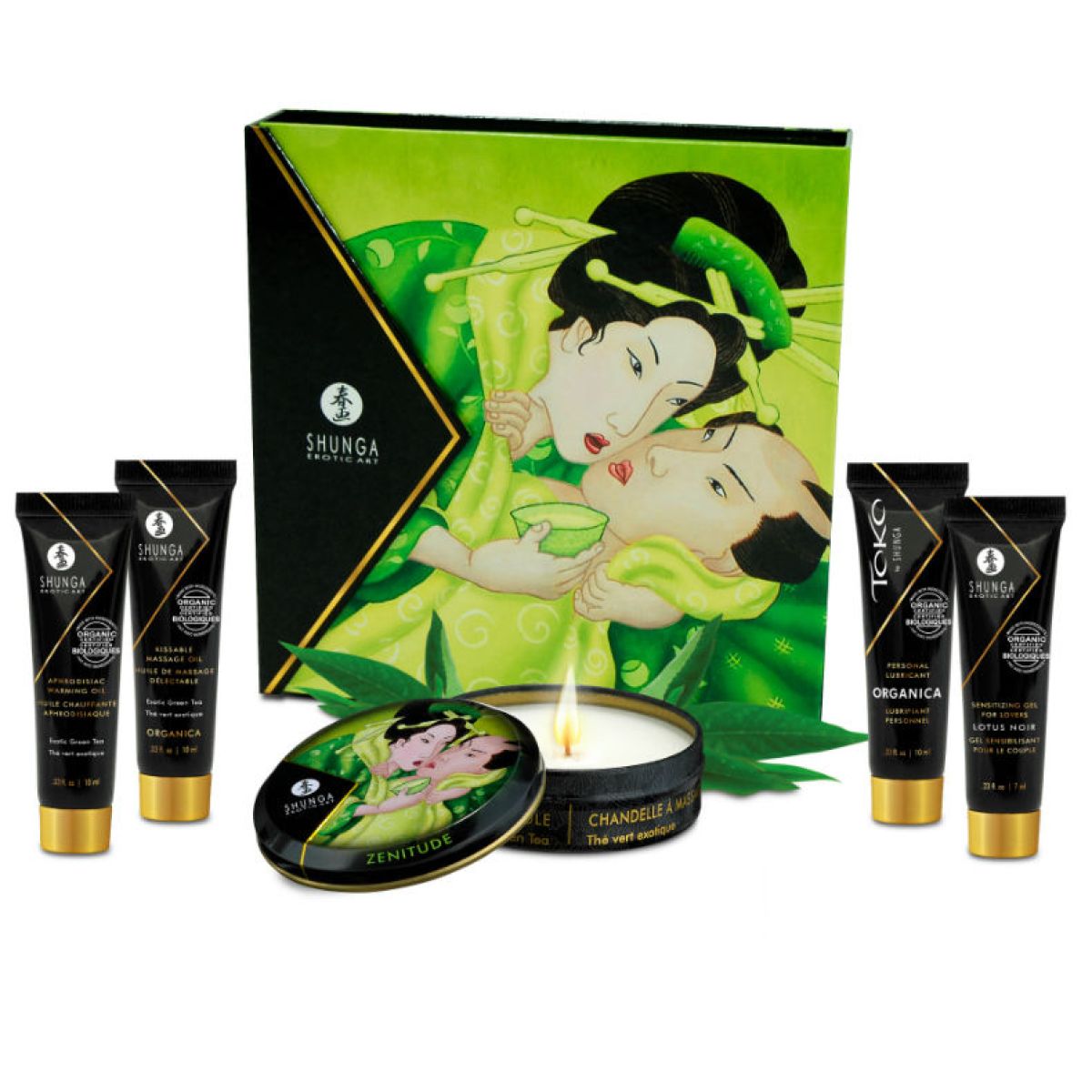 image Shunga - Kit Thé Vert Bio Secret Geisha