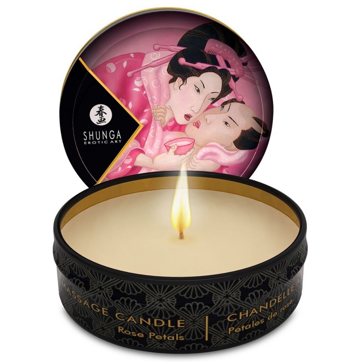 image Shunga - Mini Caresse à la Bougie Présentoir Bougies de Massage 24 Unités