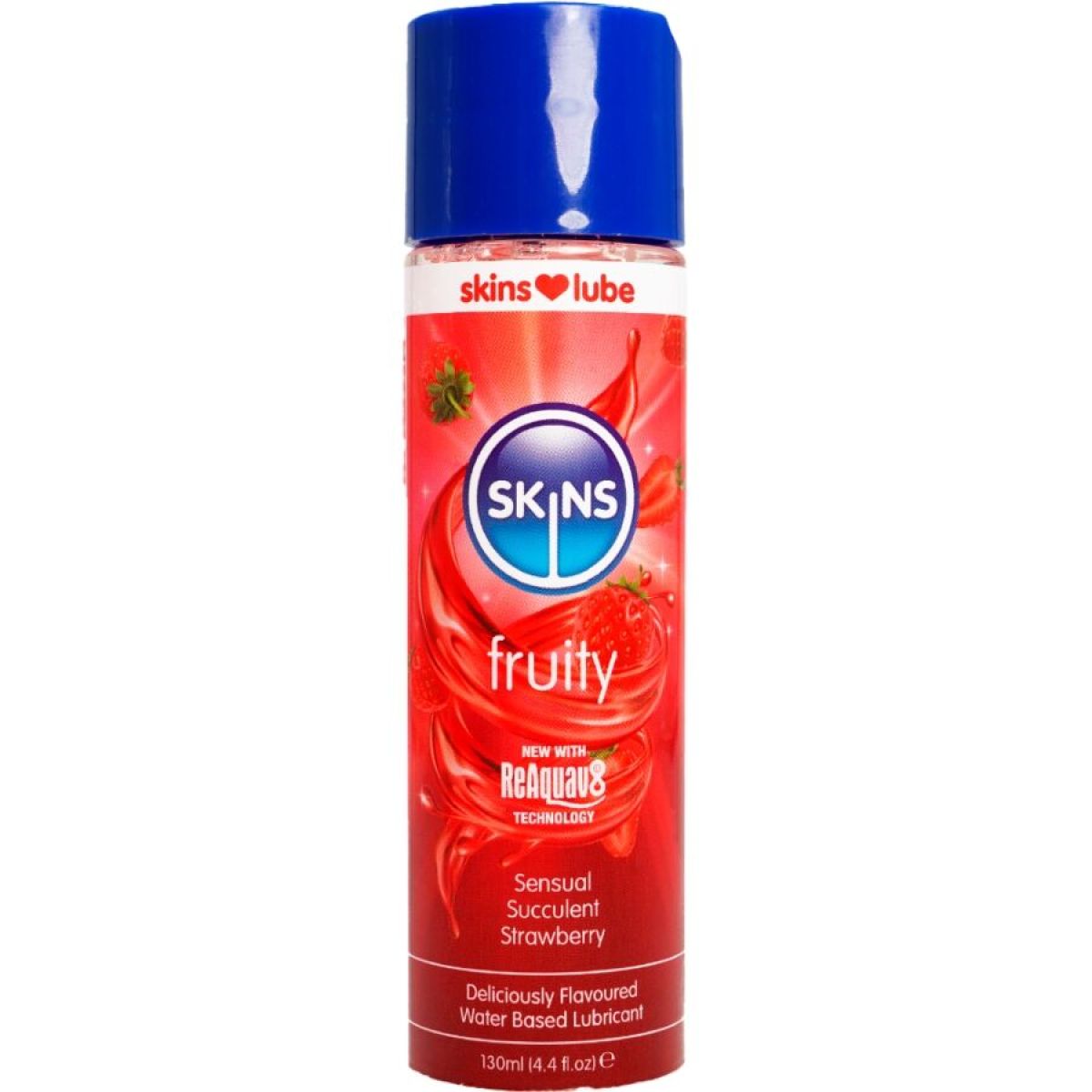 image Lubrifiant Fruité à Base D'eau Fraise 130 Ml