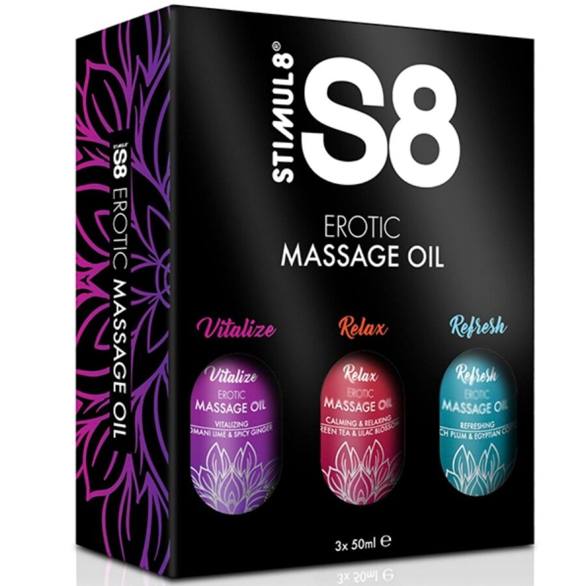 image S8 Huile de Massage Coffret 3 X 50 Ml