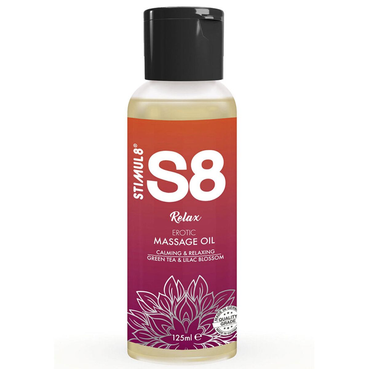 image S8 Relax Huile de Massage au Thé Vert 125 Ml