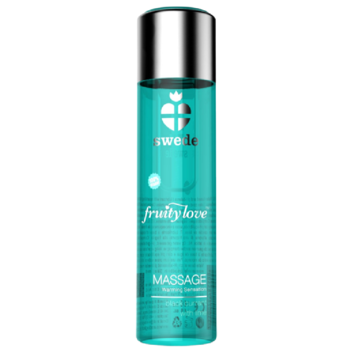 image Fruity Love Huile de Massage Effet Chauffant Cassis et Citron Vert 120 Ml