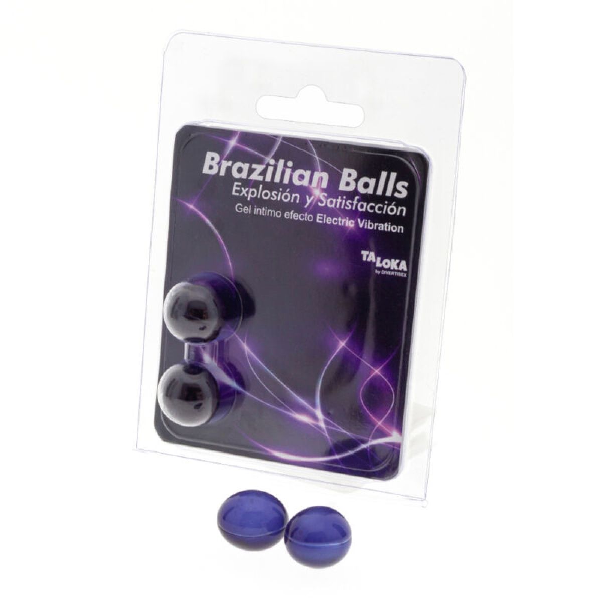image 2 Balles Brésiliennes Effet Vibrant Électrique Gel Excitant