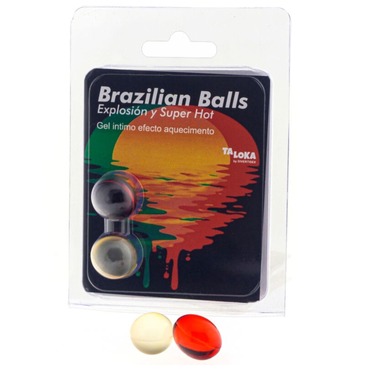 image 2 Boules Brésiliennes Gel Excitant Effet Super Chaud