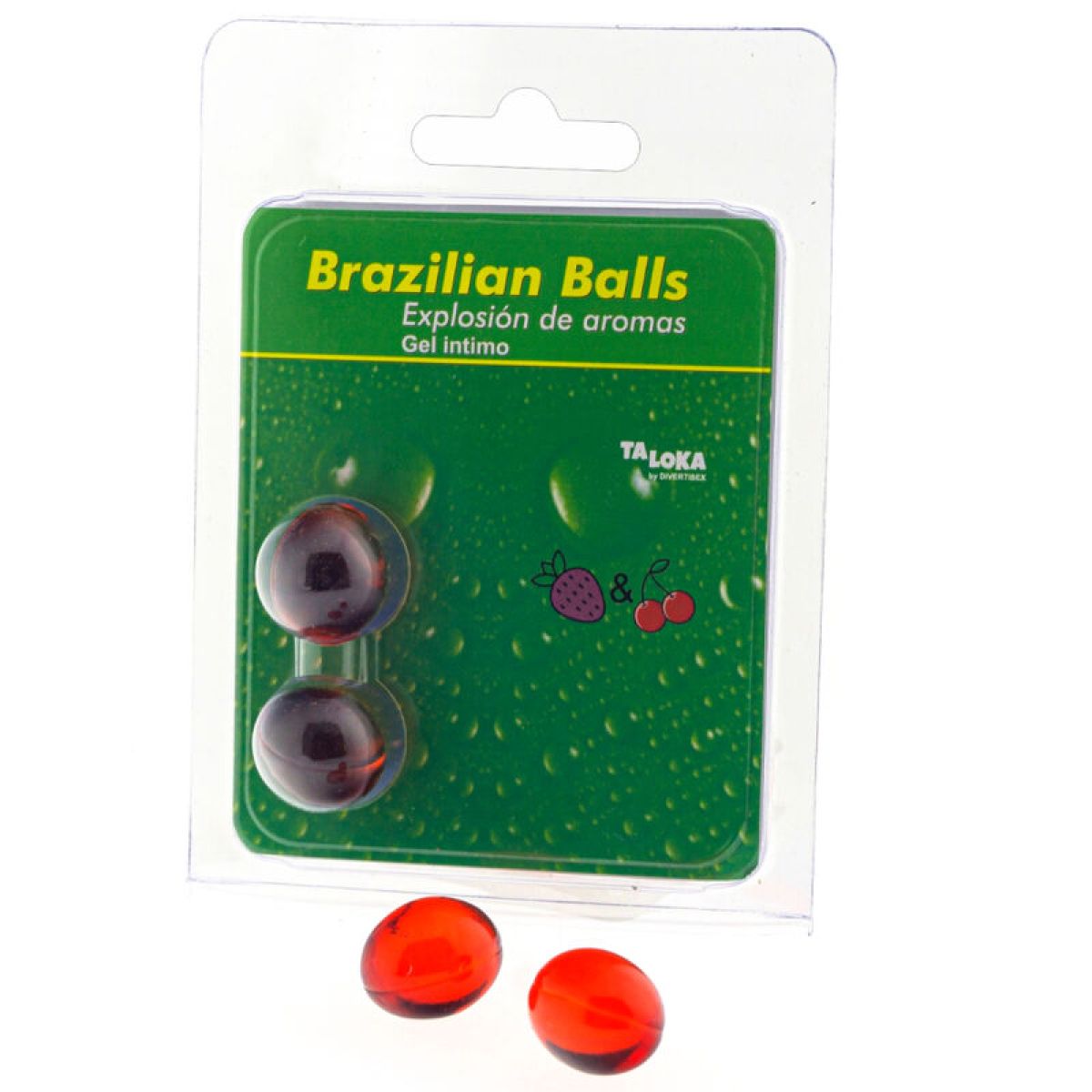 image 2 Boules Brésiliennes Gel Intime Fraise & Cerise