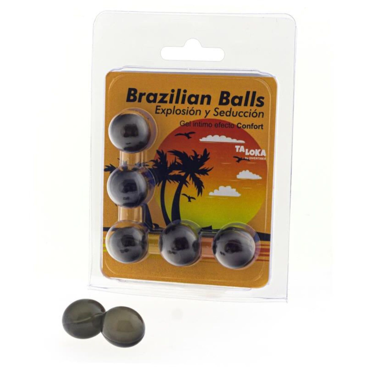 image 5 Balles Brésiliennes Gel Excitant Effet Confort