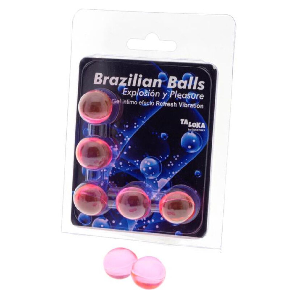 image 5 Balles Brésiliennes Refresh Effet Vibrant Gel Excitant