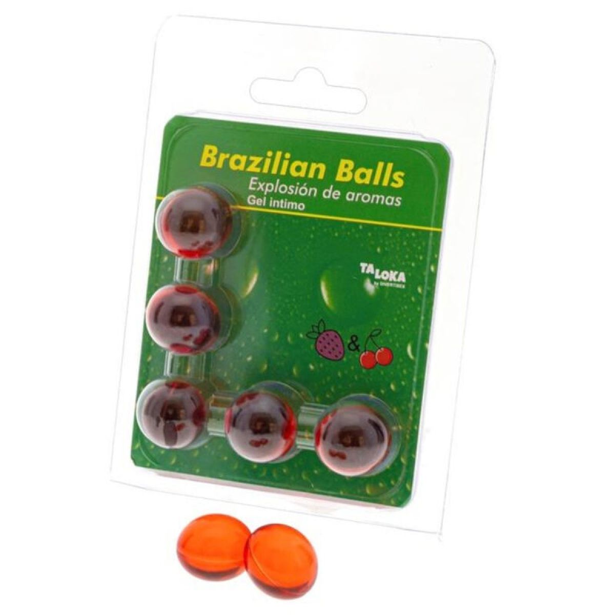 image 5 Boules Brésiliennes Gel Intime Fraise & Cerise