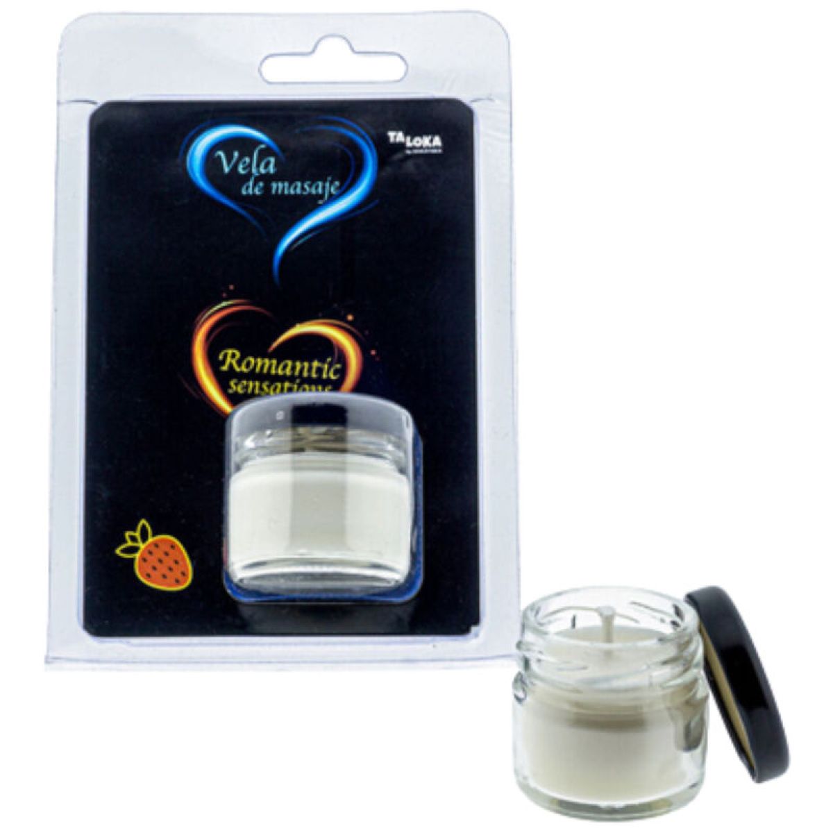 image Bougie de Massage Fraise