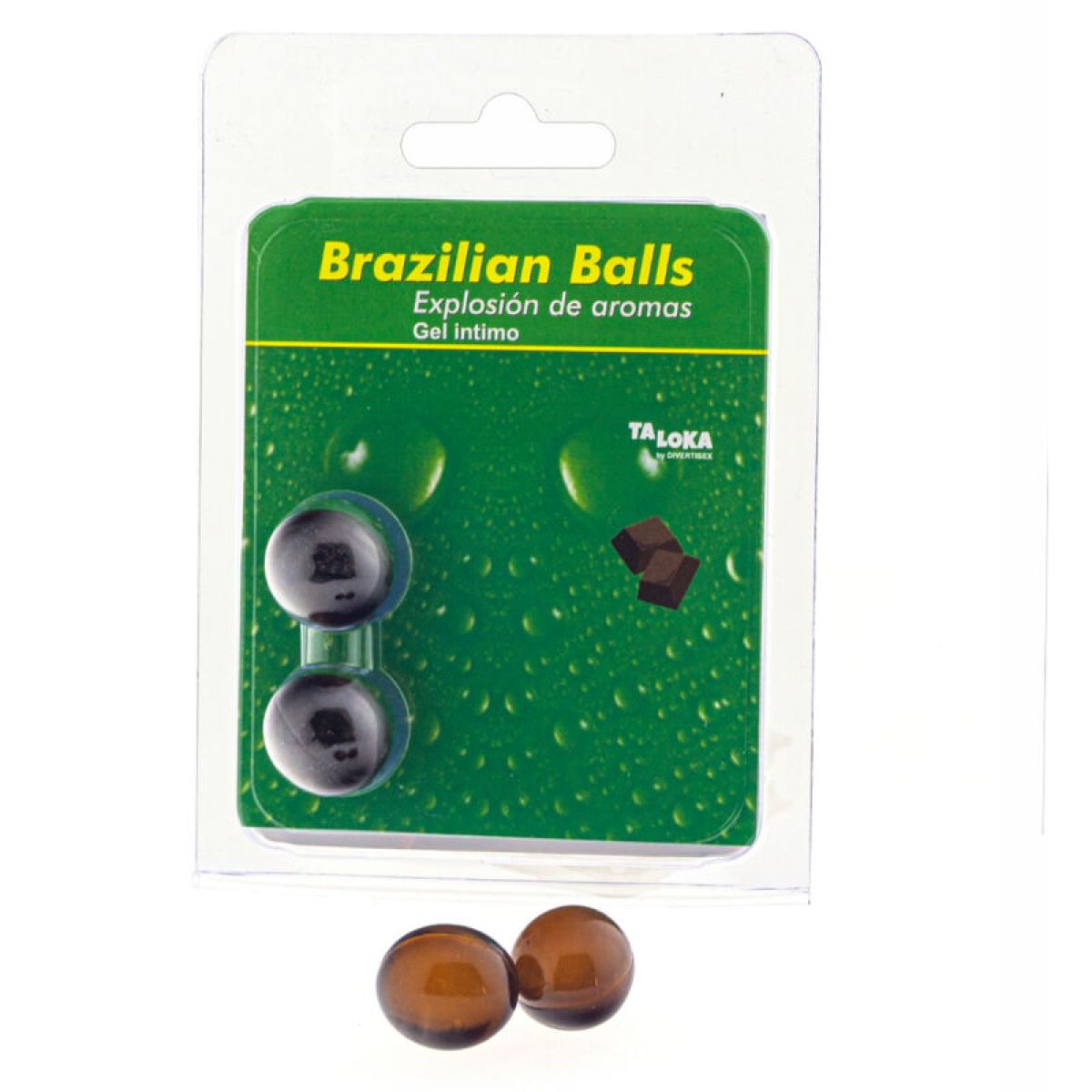 image Gel Intime 2 Boules Brésiliennes au Chocolat