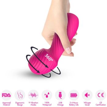Armony - Dazzle Massager & Vibrateur Petit Fuchsia