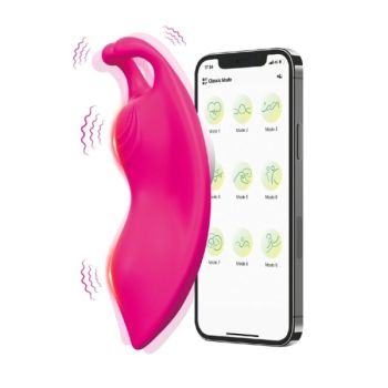 image Armony - Honeybee Wearable Panties Vibrateur G-spot Fuchsia - Application Gratuite