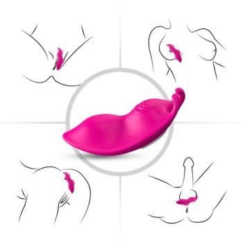 Armony - Honeybee Wearable Panties Vibrateur G-spot Fuchsia - Application Gratuite