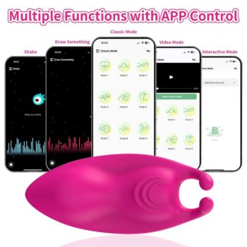 Armony - Honeybee Wearable Panties Vibrateur G-spot Fuchsia - Application Gratuite