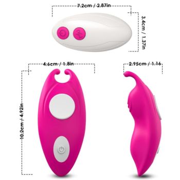 Armony - Honeybee Wearable Panties Vibrateur G-spot Télécommande Fuchsia