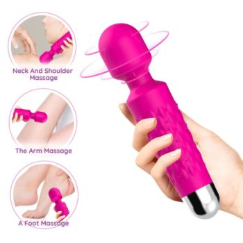 Armony - Masseur & Vibrateur Postman Tête Super Flexible Fuchsia