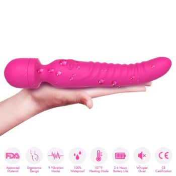 Armony - Mission Massager & Vibrateur Effet Chaleur Fuchsia