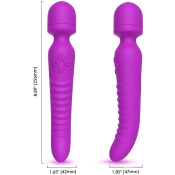 Armony - Mission Massager & Vibrateur Effet Chaleur Violet