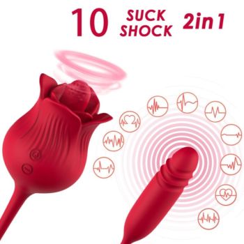 Armony - Roselip Licking Vibrant Clito & Vibrateur Rouge