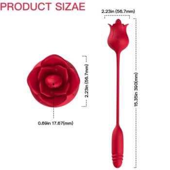 Armony - Roselip Licking Vibrant Clito & Vibrateur Rouge