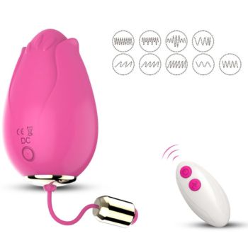 image Armony - Vibrateur Mandala Egg Télécommande G-spot Fuchsia