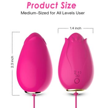 Armony - Vibrateur Mandala Egg Télécommande G-spot Fuchsia