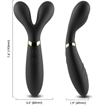 image Armony - Y-wand Massage & Vibrateur Double Tête Noir