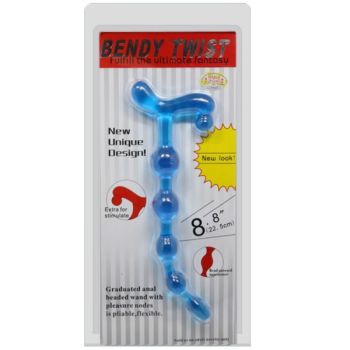 Baile - Balles Anal Bleues Bendy Twist