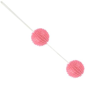 Baile - Balles Texturées Rose Profondement Plaisir 3.6 Cm