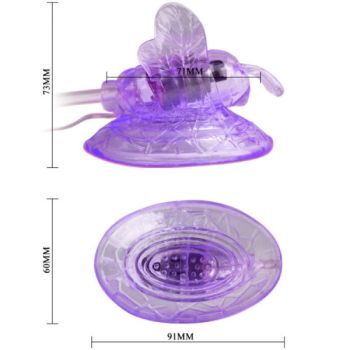 Baile - Papillon Vibrant de Stimulation Clitoris Lilas